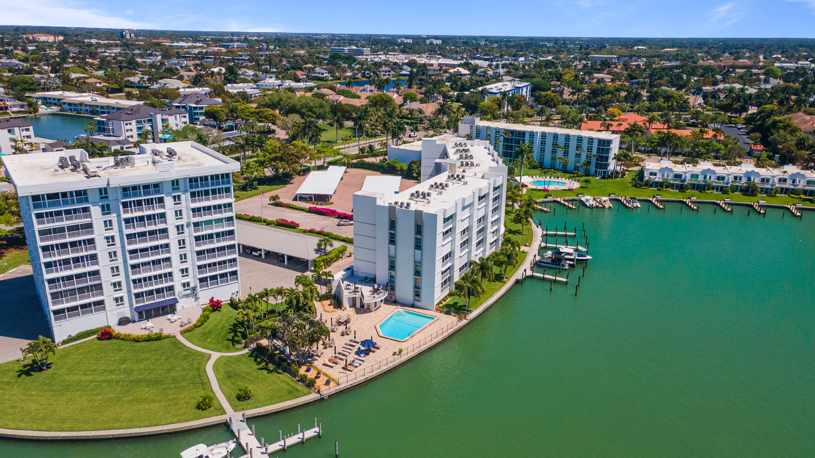 Pelican Point East waterfront condominium located in Park Shore